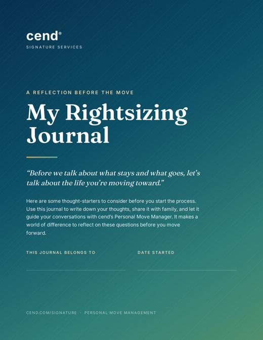 My Rightsizing Journal preview