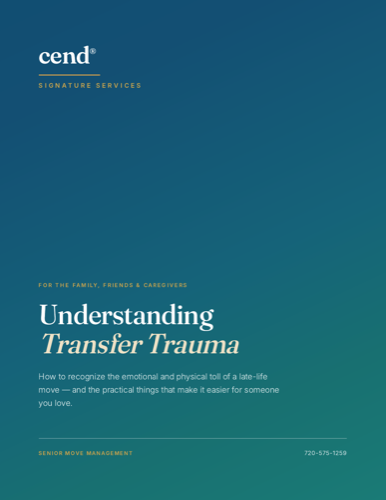 Understanding Transfer Trauma family guide cover