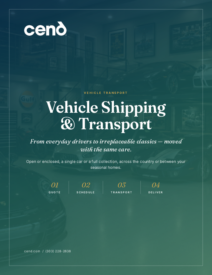 Cend vehicle transportation brochure preview